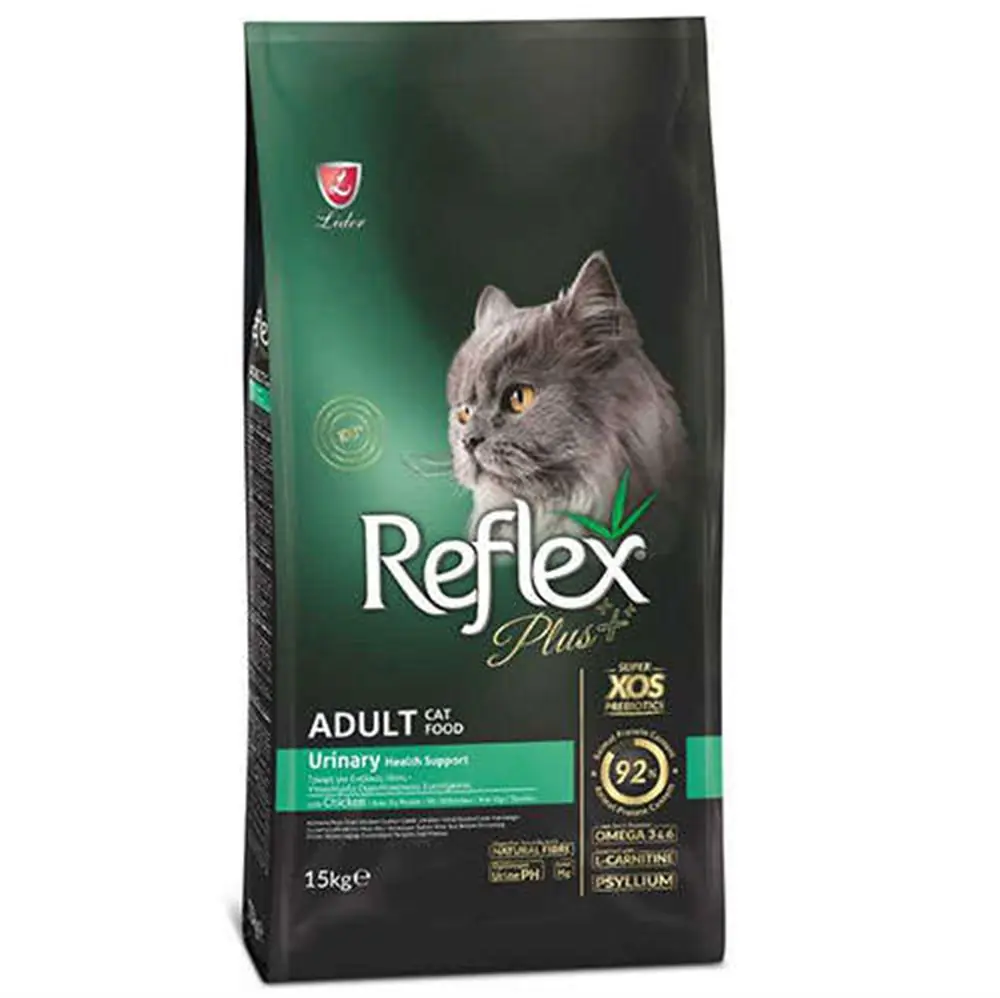 REFLEX PLUS URİNARY İDRAR YOLLARI SAĞLIĞI TAVUK ETLİ KEDİ MAMASI 15 KG