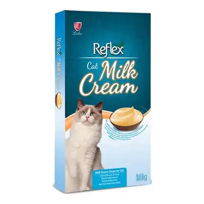 REFLEX SÜTLÜ KREMALI YETİŞKİN KEDİ SIVI ÖDÜL MAMASI 8 X 10 G