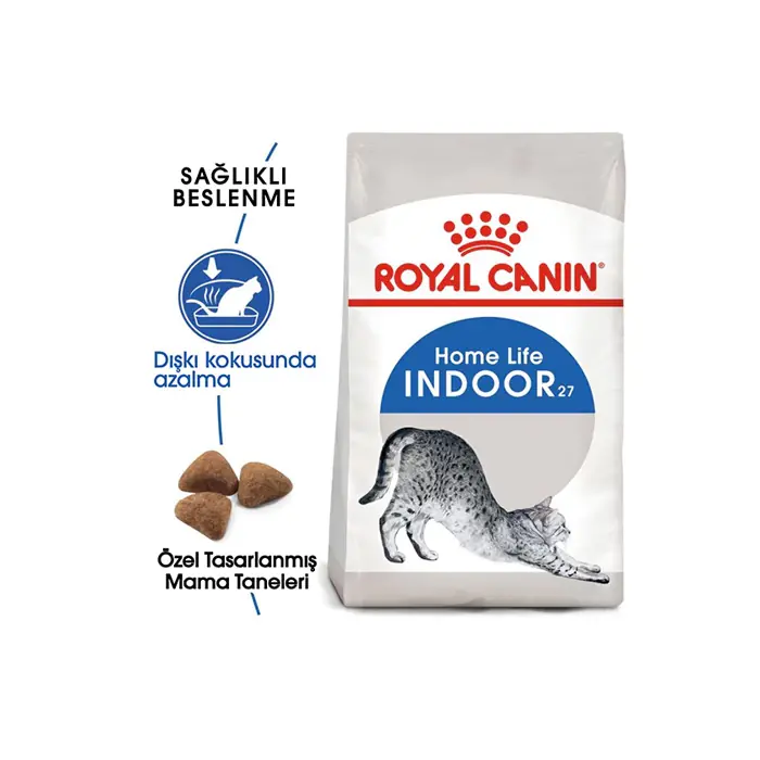 ROYAL CANİN INDOOR27 YETİŞKİN KEDİ MAMASI 400GR