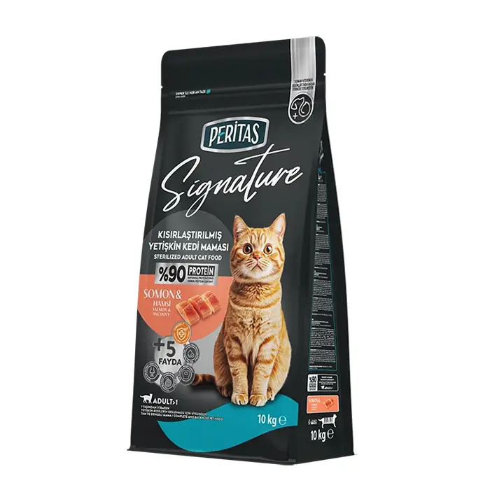 SİGNATURE SOMONLU KISIRLAŞTIRILMIŞ KEDİ MAMASI 10 KG
