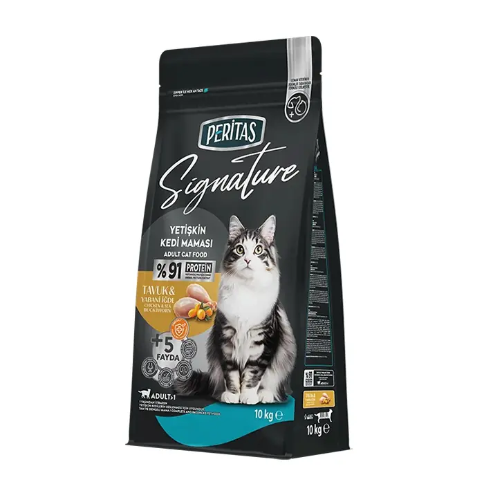SİGNATURE TAVUKLU YETİŞKİN KEDİ MAMASI 10 KG
