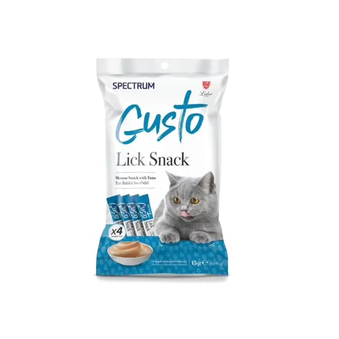 SPECTRUM GUSTO TON BALIKLI SIVI KEDİ ÖDÜL MAMASI 15GR (4'LÜ)
