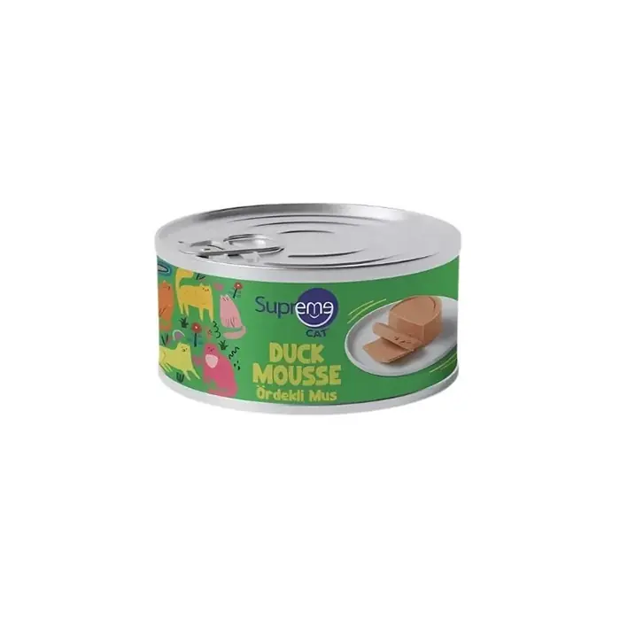 SUPREME MUS ÖRDEKLİ YAŞ KEDİ MAMASI 85GR