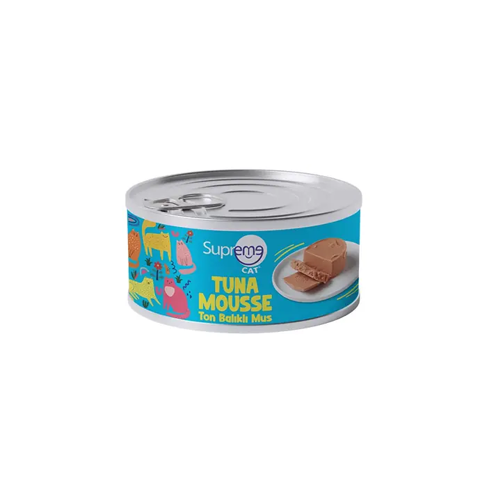 SUPREME TON BALIKLI MUS YAŞ KEDİ MAMASI 85GR