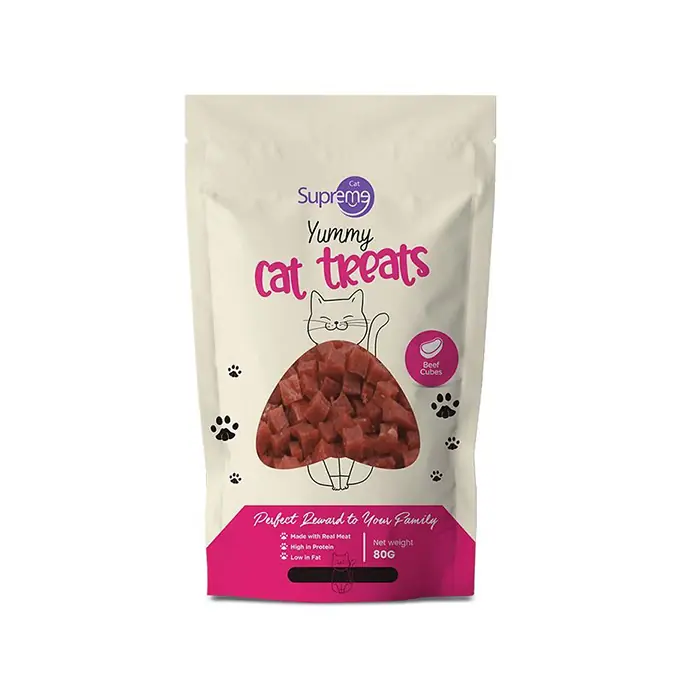 SUPREME YUMMY SIĞIR ETLİ KÜP KEDİ ÖDÜL MAMASI 80GR