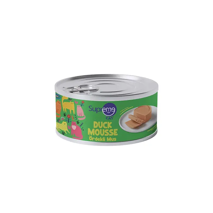 SUPREME ÖRDEKLİ MUS YAŞ KEDİ MAMASI 85GR