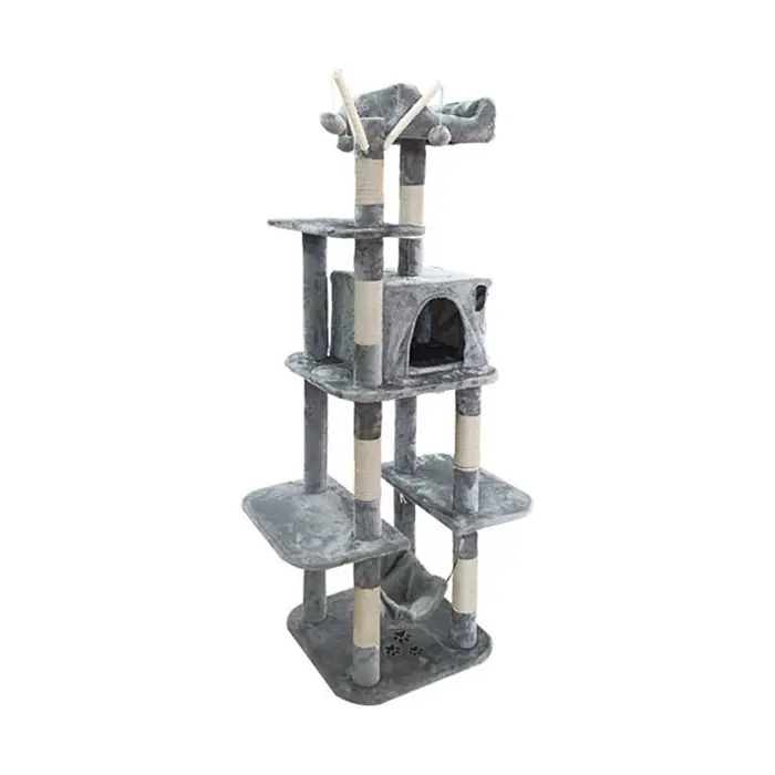 TECTAKE KEDİ TIRMALAMA KULESİ 155 CM