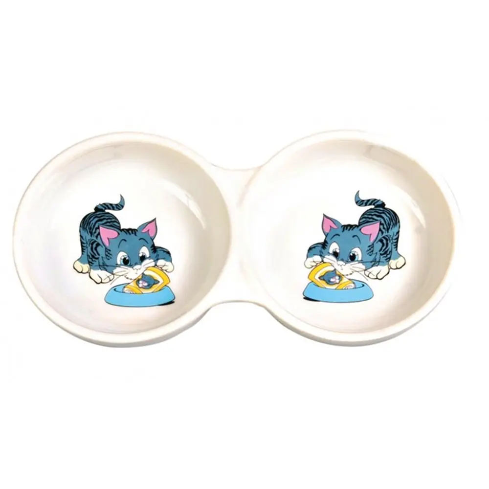 TRİXİE KEDİ MAMA SU KABI PORSELEN 2X0,15 LT