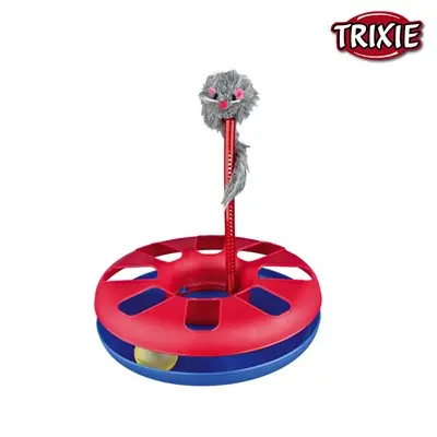 TRİXİE PELUŞ FARELİ DAİRE KEDİ OYUNCAĞI 24X29 CM