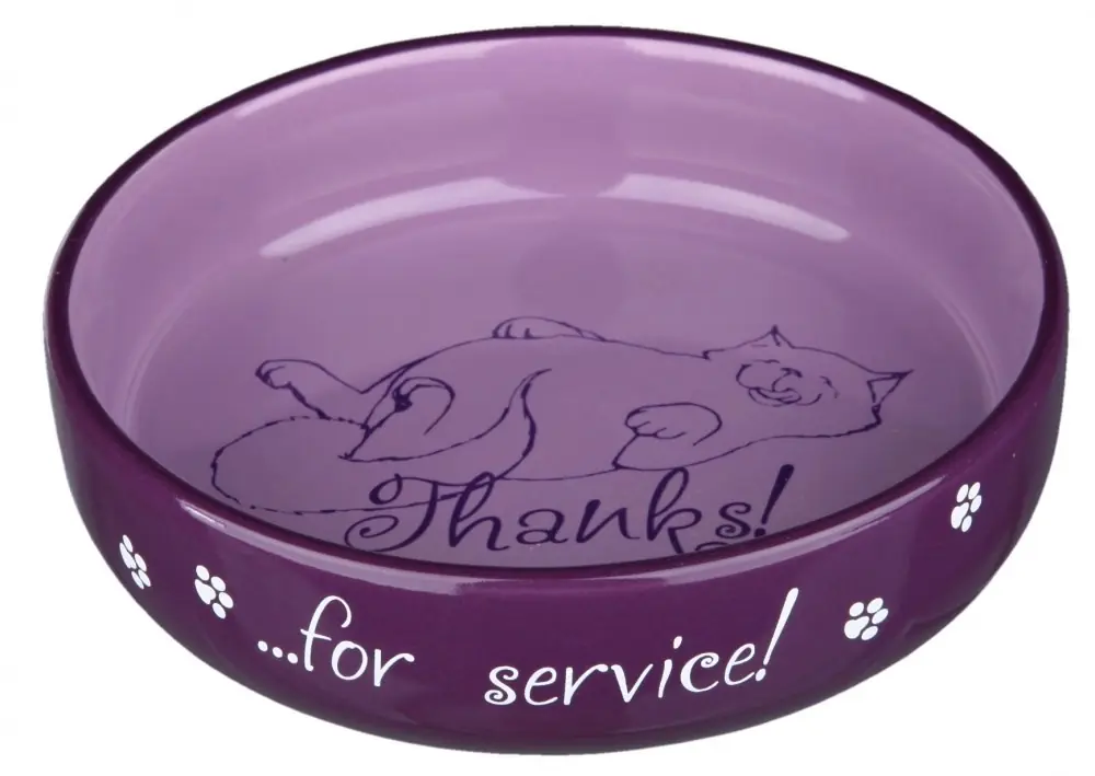 TRİXİE PORSELEN KEDİ MAMA VE SU KABI 0,3 LT 15 CM