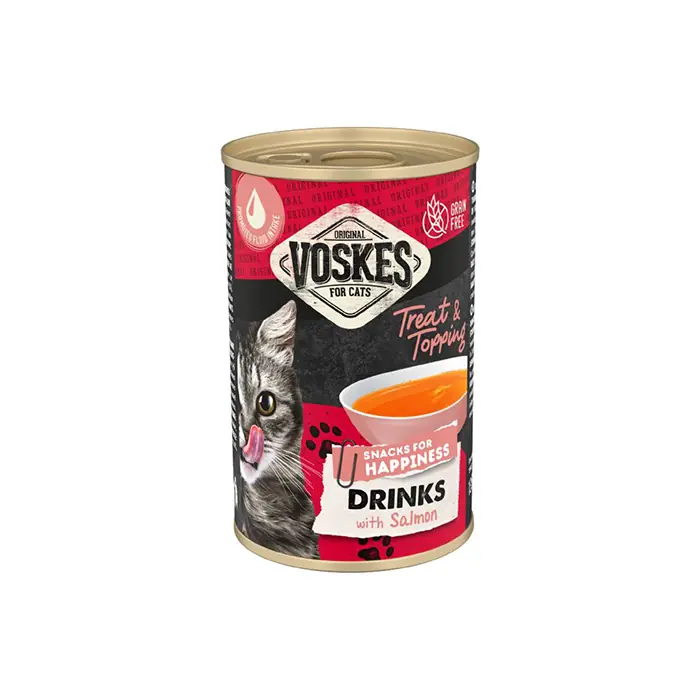 VOSKES SOMON BALIKLI YETİŞKİN KEDİ ÇORBASI 135ML