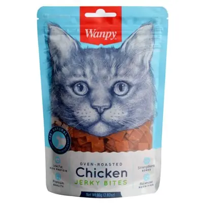WANPY OVEN ROASTED TAVUKLU KITIR TANELİ 80 GR KEDİ ÖDÜLÜ