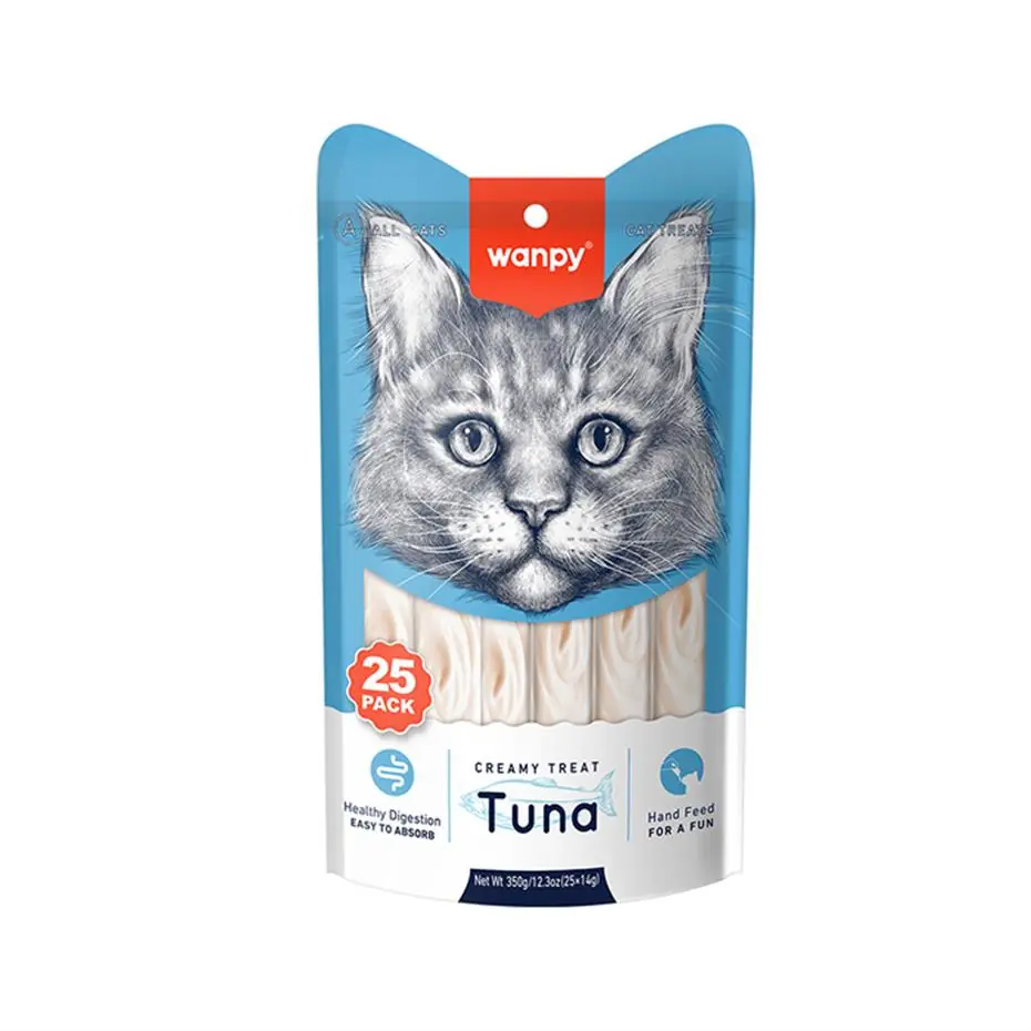 WANPY TON BALIKLI KREMA KEDİ ÖDÜLÜ 25X14GR