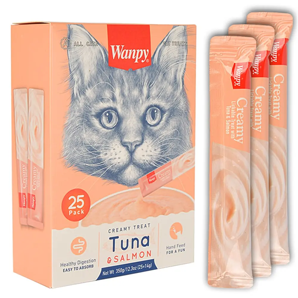 WANPY TON VE SOMON BALIKLI SIVI KEDİ ÖDÜLÜ 25X14 GR