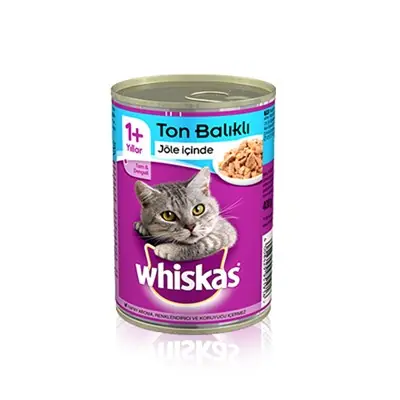 WHİSKAS GRAVY SOSLU TON BALIKLI KEDİ KONSERVESİ 400 GR