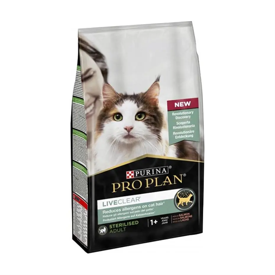 PRO PLAN LİVECLEAR KISIRLAŞTIRILMIŞ KEDİLER İÇİN SOMONLU KEDİ MAMASI 1,4 KG