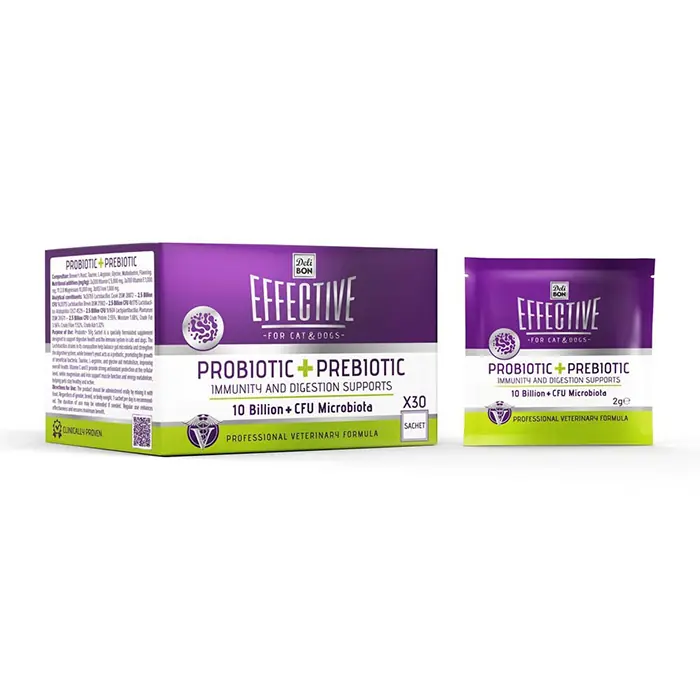 EFFECTİVE KEDİ VE KÖPEKLER İÇİN PROBİYOTİK 2GRX30