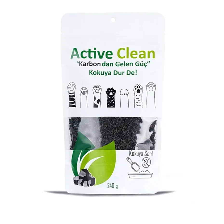 ACTİVE CLEAN KEDİ KUMU KOKU GİDERİCİ 240GR