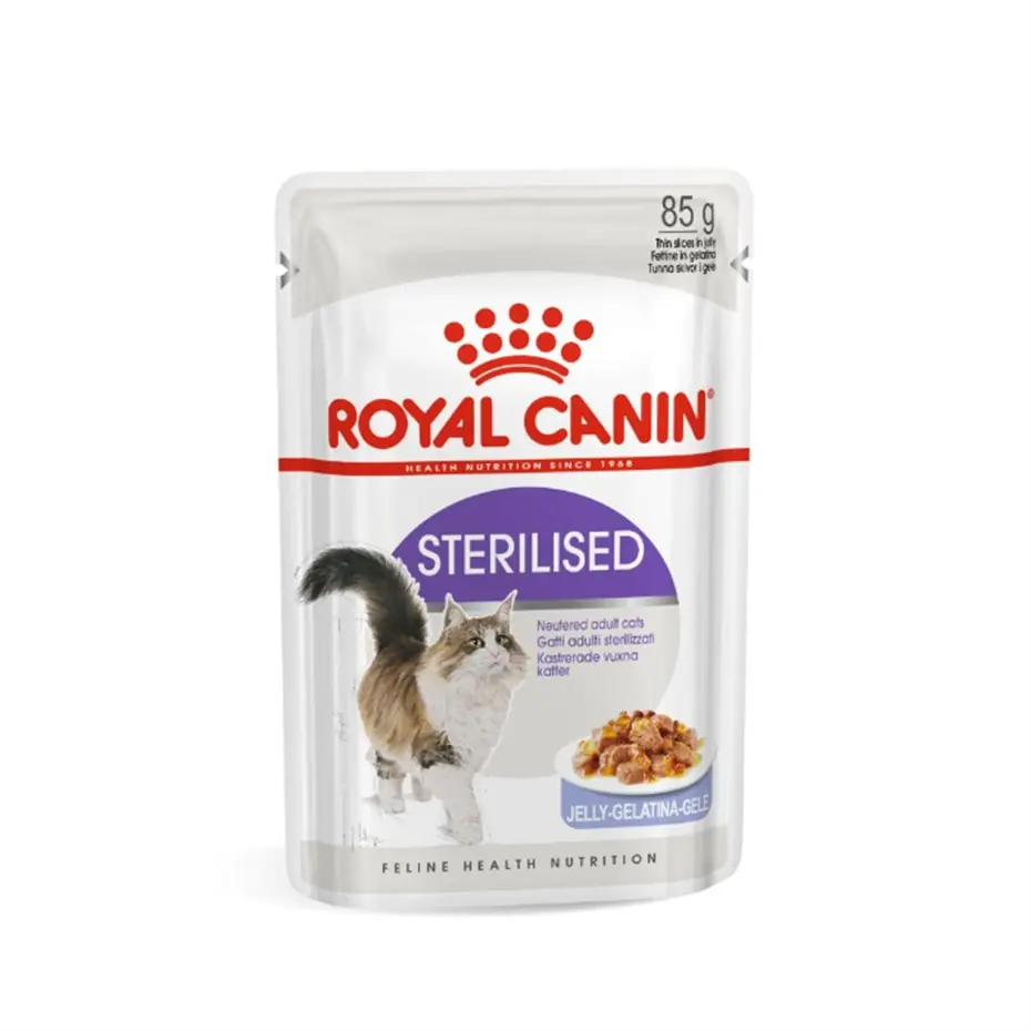 ROYAL CANİN JELLY STERİLİSED KISIRLAŞTIRILMIŞ YAŞ KEDİ MAMASI 85 GR