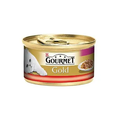 PURİNA GOURMET GOLD SIĞIR VE TAVUK ETLİ ÇİFTE LEZZETLİ YAŞ KEDİ MAMASI 85 GR