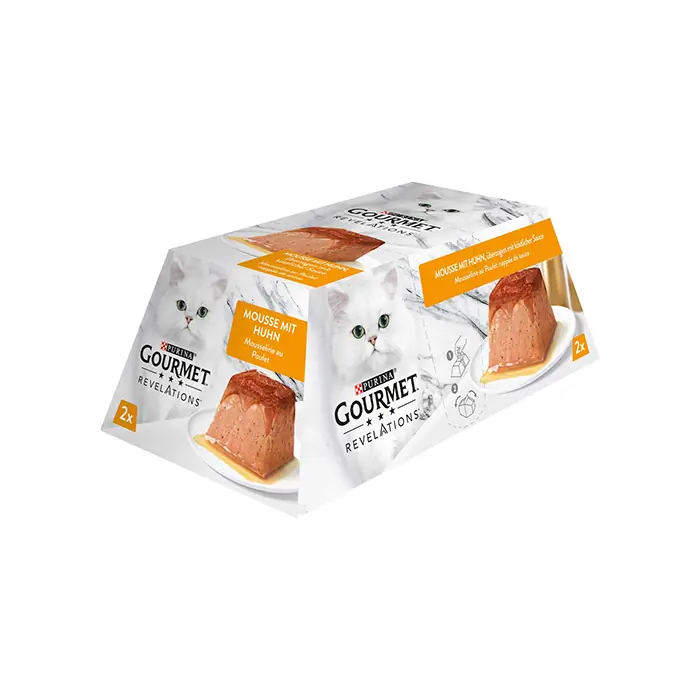 PURİNA GOURMET REVELATİONS TAVUKLU KEDİ YAŞ MAMASI 2X57GR