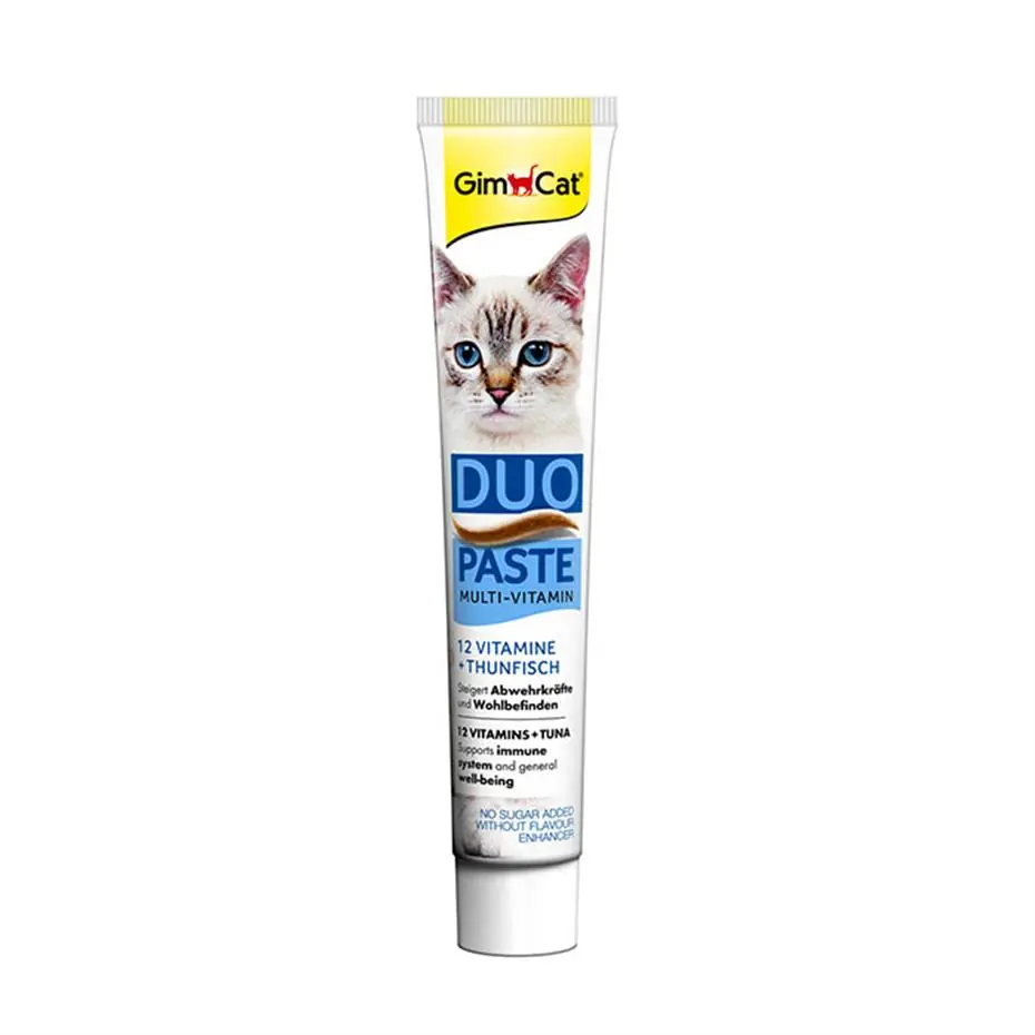 GİMCAT MULTİ-VİTAMİN DUO PASTE TUNA + 12 VİTAMİNLİ 50GR