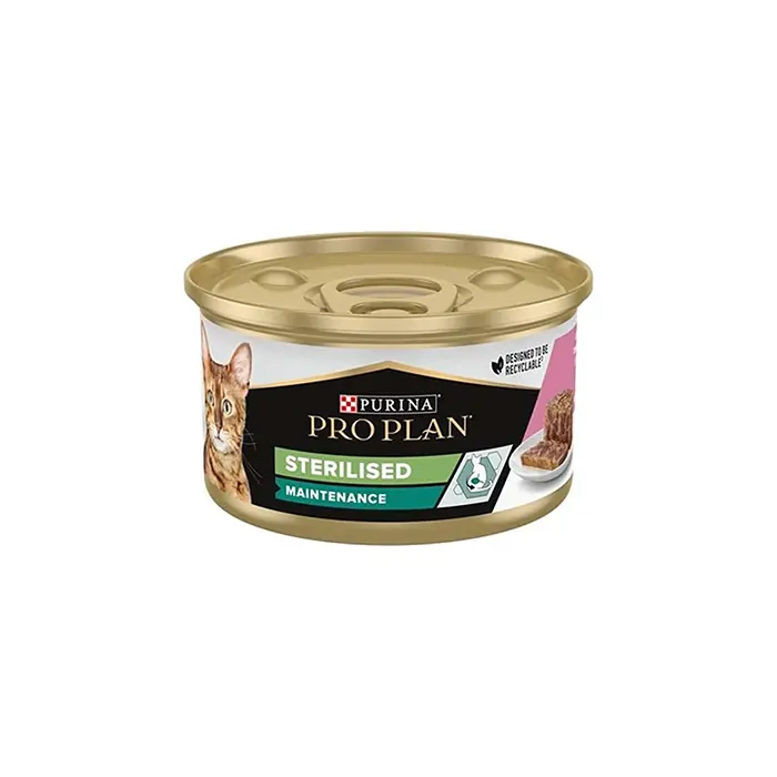 PRO PLAN STERİLİSED TON VE SOMONLU KISIRLAŞTIRILMIŞ KEDİ KONSERVESİ 85 GR