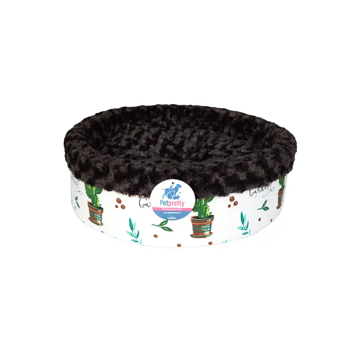 PET PRETTY SPECİAL PELUŞ SİMİT KEDİ VE KÜÇÜK IRK KÖPEK YATAĞI 50X50X15CM