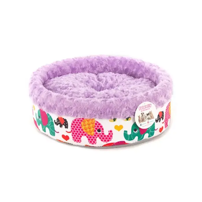 PET PRETTY SPECİAL PELUŞ SİMİT KEDİ VE KÜÇÜK IRK KÖPEK YATAĞI 50X50X15CM