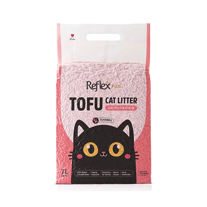 REFLEX PLUS PUDRA KOKULU TOFU KEDİ KUMU 7 LT