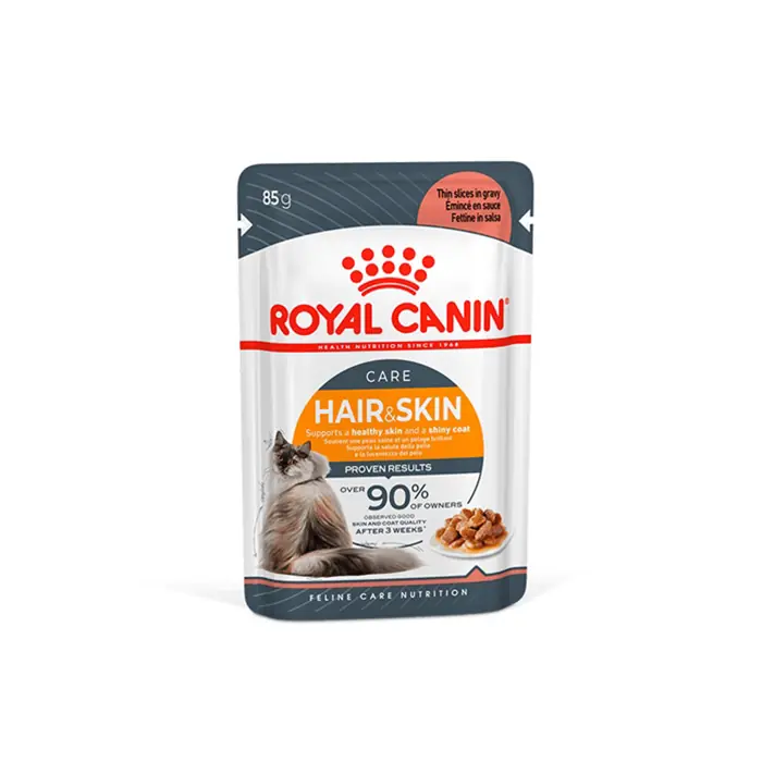 ROYAL CANİN GRAVY HAİR SKİN KEDİ YAŞ MAMASI 85GR