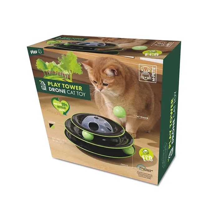 M-PETS PLAY TOWER DRONE KEDİ OYUNCAĞI