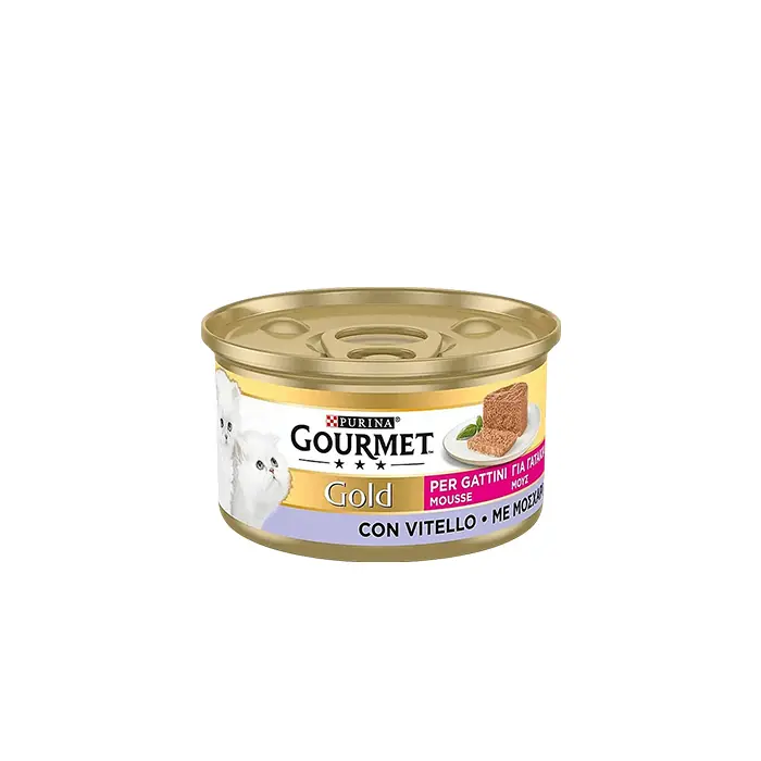 GOURMET GOLD SIĞIR ETLİ YAVRU KEDİ KONSERVESİ 85GR