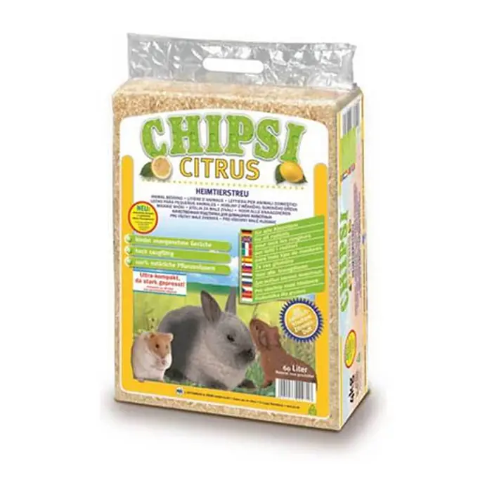 CHİPSİ LİMONLU KEMİRGEN TALAŞI 60LT