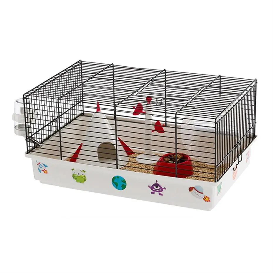 FERPLAST CRİCETTİ 9 SPACE UZAY TEMALI KEMİRGEN KAFESİ 46X29X23CM