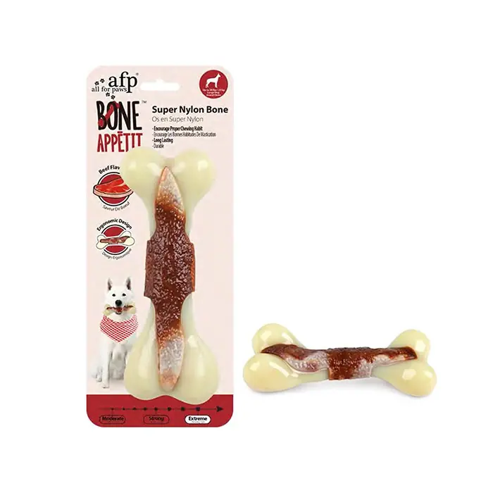 AFP SIĞIR ETİ AROMALI KEMİK KÖPEK OYUNCAĞI LARGE 21X8X4CM