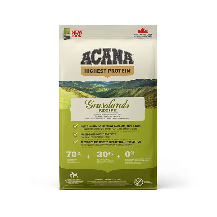 ACANA GRASSLANDS YETİŞKİN KÖPEK MAMASI 11,4 KG