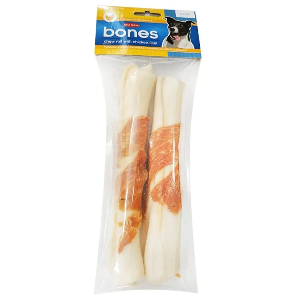 BEST FRİENDS TAVUKLU ROLL KEMİK 2' Lİ 20 CM