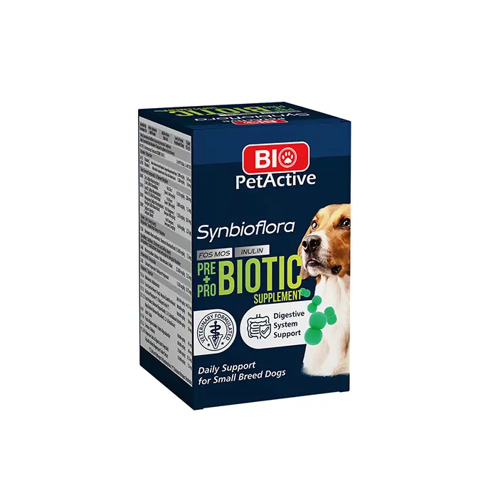 BİO PET ACTİVE KÜÇÜK IRK KÖPEKLER İÇİN SYNBİOFLORA PREBİOTİK 60 TABLET