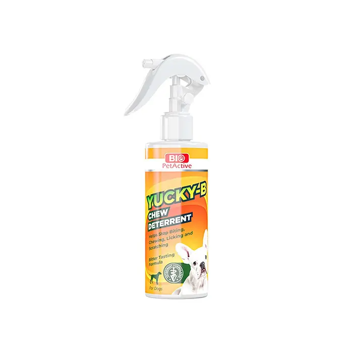 BİO PET ACTİVE YUCKY-B CHEW DETERRENT ÇİĞNEME ÖNLEYİCİ VE UZAKLAŞTIRICI KÖPEK SPREYİ 100 ML