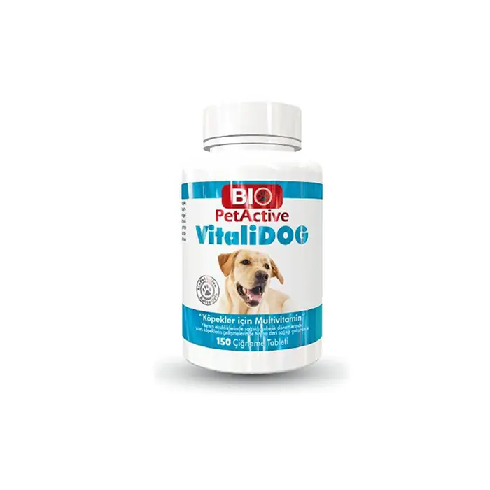 BİO PETACTİVE VİTALİDOG KÖPEK MULTİVİTAMİN TABLET 150 TABLET