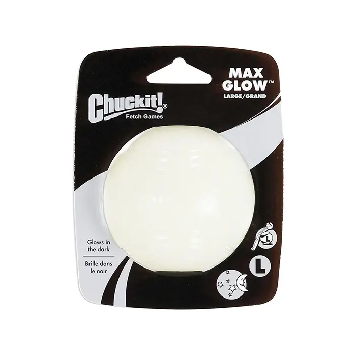 CHUCKİT! MAX GLOW IŞIK ŞARJLI KÖPEK OYUN TOPU LARGE 7,6CM