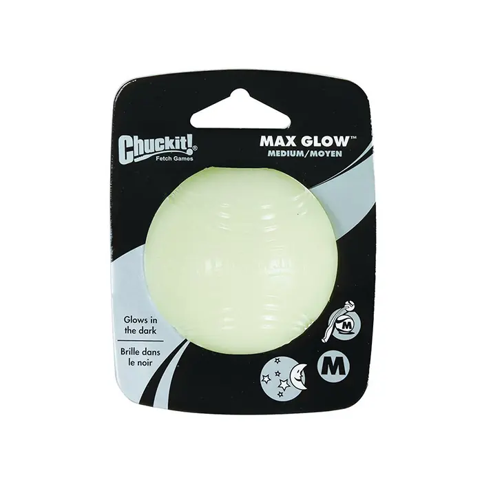 CHUCKİT! MAX GLOW IŞIK ŞARJLI KÖPEK OYUN TOPU MEDİUM 6,4CM