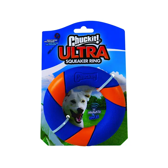 CHUCKİT! ULTRA SQUEAKER SESLİ KÖPEK OYUN HALKASI