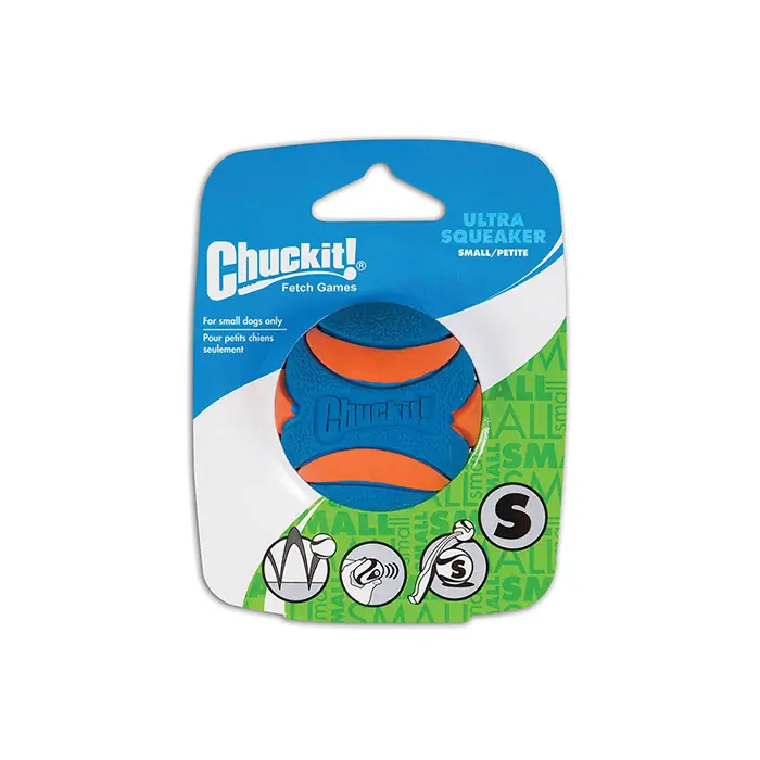 CHUCKİT! ULTRA SQUEAKER SESLİ KÖPEK OYUN TOPU SMALL