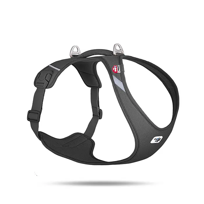 CURLİ BELKA HARNESS AİR-MESH KÖPEK GÖĞÜS TASMASI BLACK XLARGE