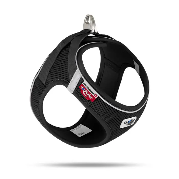 CURLİ MAGNETİC VEST HARNESS AİR-MESH KÖPEK GÖĞÜS TASMASI SİYAH MEDİUM