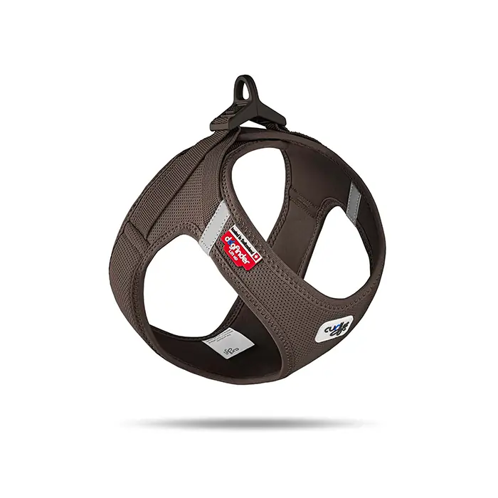 CURLİ VEST HARNESS CLASP AİR-MESH KÖPEK GÖĞÜS TASMASI BROWN 3XSMALL