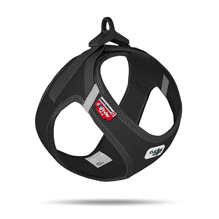 CURLİ VEST HARNESS CLASP SOFTSHELL KÖPEK GÖĞÜS TASMASI SİYAH XSMALL