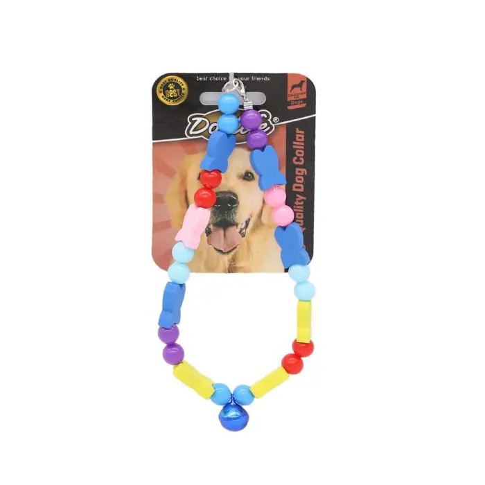 DOGLIFE BONCUKLU ZİLLİ KÖPEK BOYUN TASMASI 32CM